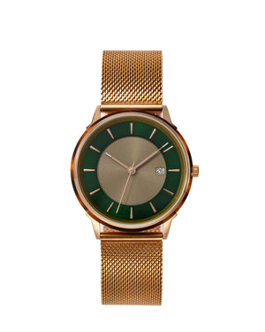 LW130-RoseGold.Green.Mesh