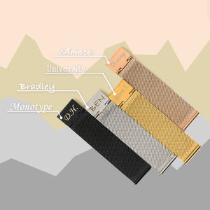 Premium Stainless Steel Mesh Strap - Rose Gold