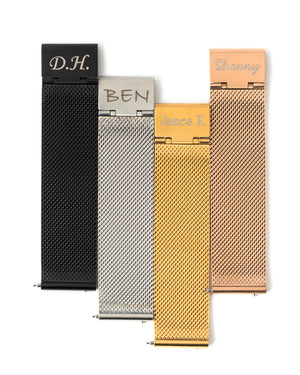 Premium Stainless Steel Mesh Strap - Gold